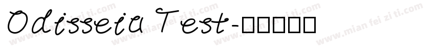 Odisseia Test字体转换